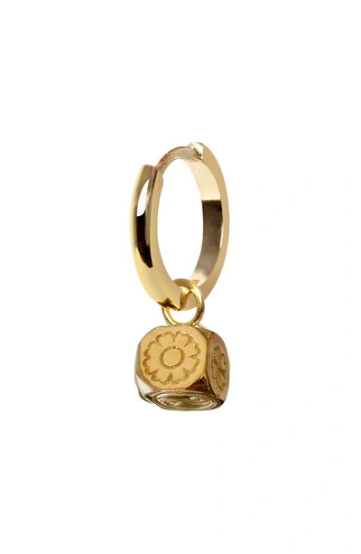 Wilhelmina Garcia Amulete Dice Drop Earrings In Gold