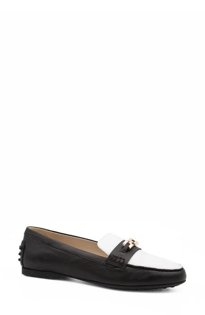 Amalfi By Rangoni Danzante Loafer In Black/ White Piumalux