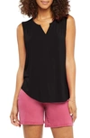 Nydj Perfect Sleeveless Blouse In Black