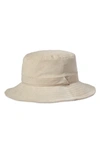 Brixton Petra Packable Bucket Hat In Whitecap