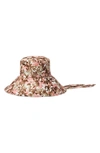 Brixton Jasper Packable Bucket Hat In Pink Nectar