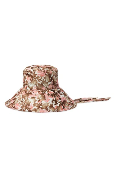 Brixton Jasper Packable Bucket Hat In Pink Nectar