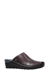 Wolky Go Wedge Clog In Bordo