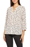 Nydj High-low Crepe Blouse In Ellensburg