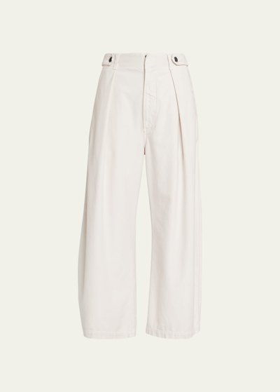 Citizens Of Humanity Payton Wide Utility Trousers In Oysterette Md