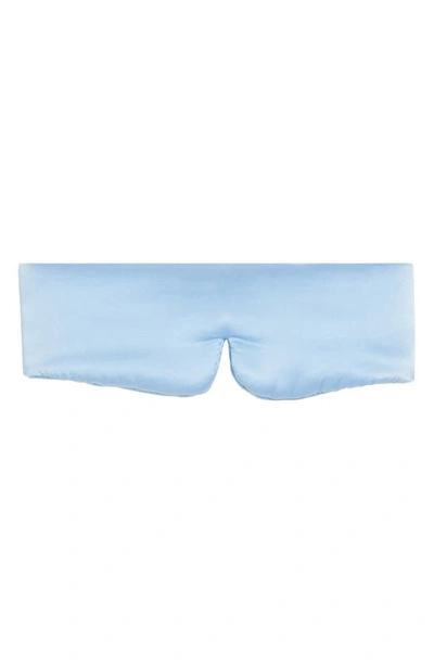 Lunya Washable Silk Sleep Mask In Equanimity Sky