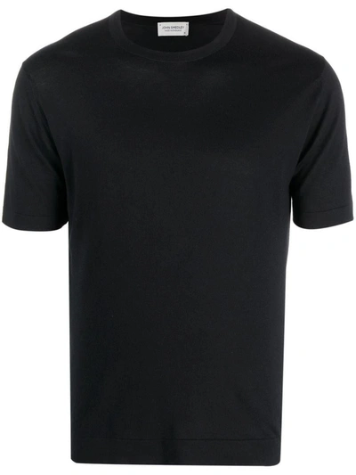 John Smedley T-shirt Clothing In Black