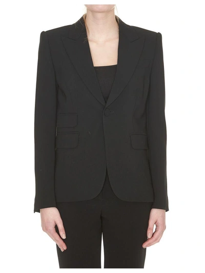 Dsquared2 One-button Blazer In Black