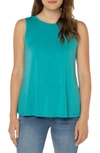 Liverpool Los Angeles Sleeveless Knit Top In Baltic