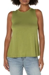 Liverpool Los Angeles Sleeveless Knit Top In Avocado