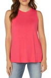 Liverpool Los Angeles Sleeveless Knit Top In Watermelon