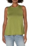 Liverpool Los Angeles Sleeveless Knit Top In Avocado