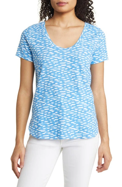 Tommy Bahama Ashby Isles Ikat Waves T-shirt In Blue