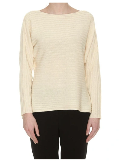 Vince Tie-back Knit Top In Light Yellow