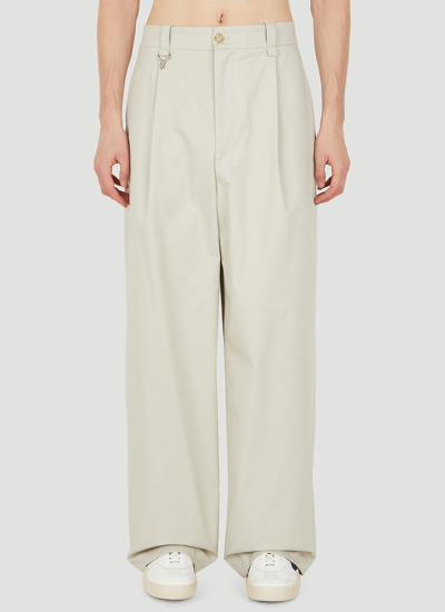 Eytys Wide-leg Chino Trousers In Neutrals