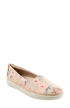 Trotters Accent Slip-on In Taupe Floral