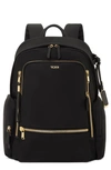 Tumi Celina Backpack In Black/ Gold