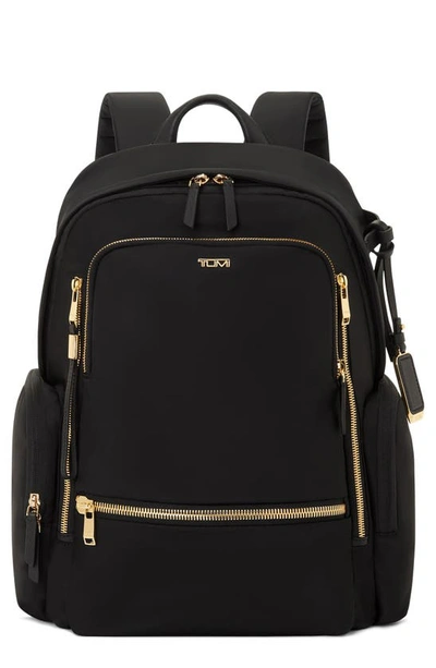 Tumi Celina Backpack In Black/ Gold