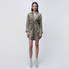 Jonathan Simkhai Roma Mini Dress In Willow