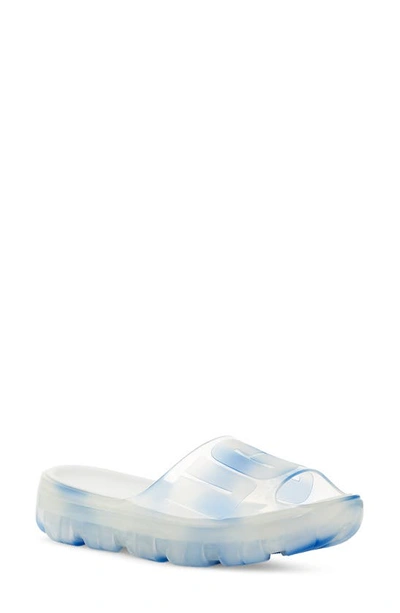 Ugg Jella Clear Slide Sandals In Blue