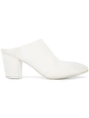 Marsèll Block Heeled Mules In White