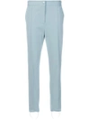 Joseph Classic Slim Trousers In Blue