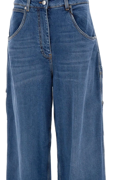 Etro Cotton Jeans In Blue