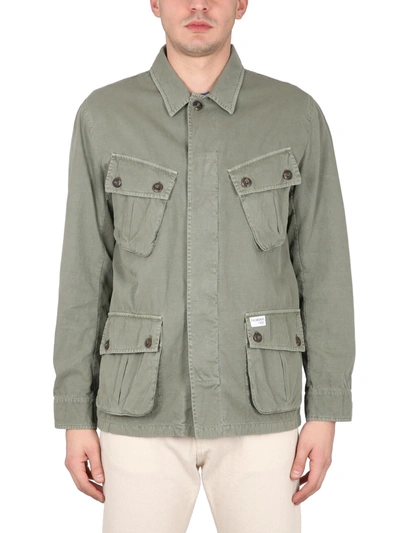 Fay Jungle Jacket In Military Green