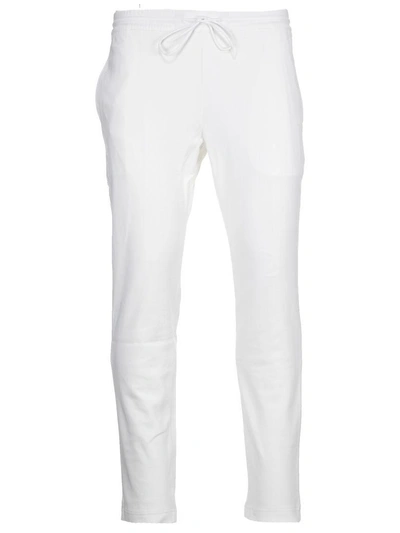 Y-3 Drawstring Track Pants In Core White