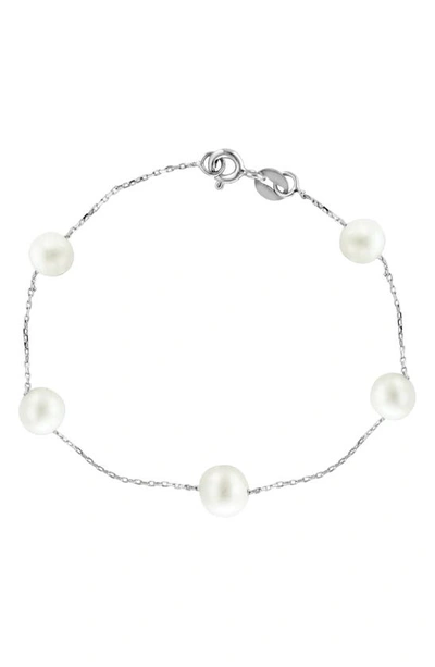 Effy Sterling Silver & 6-7mm Cultured Freshwater Pearl Bracelet