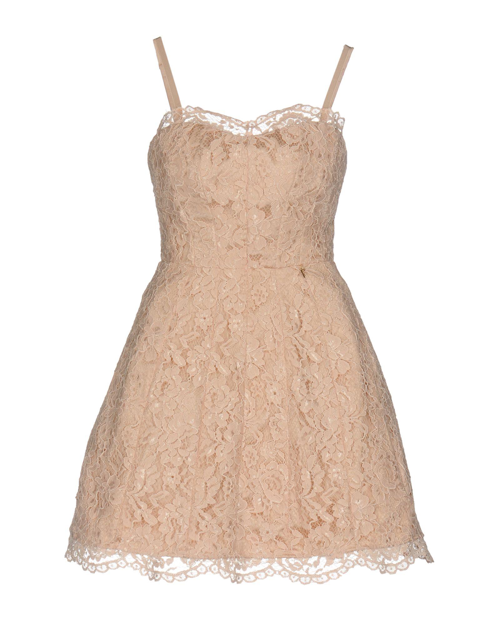 Elisabetta Franchi Short Dress In Pale Pink | ModeSens