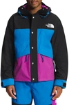 The North Face '86 Retro Waterproof Mountain Jacket In Black/super Blue/purple Cactus