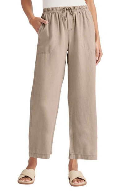 Splendid Angie Wide Leg Trousers In Fawn