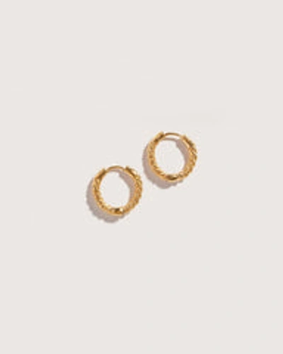 Fashion Mini Ondine Hoops In Gold