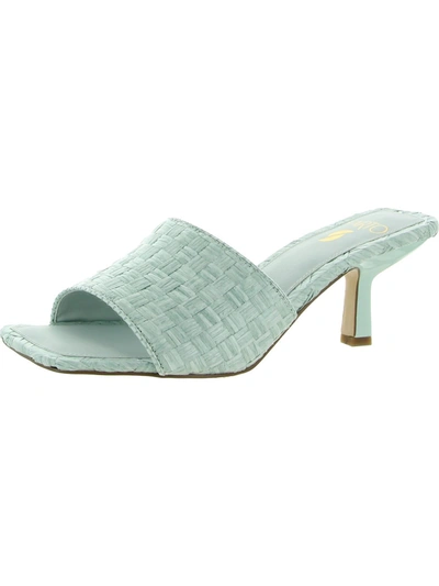 Franco Sarto Betty 4 Womens Woven Slip On Heels In Multi