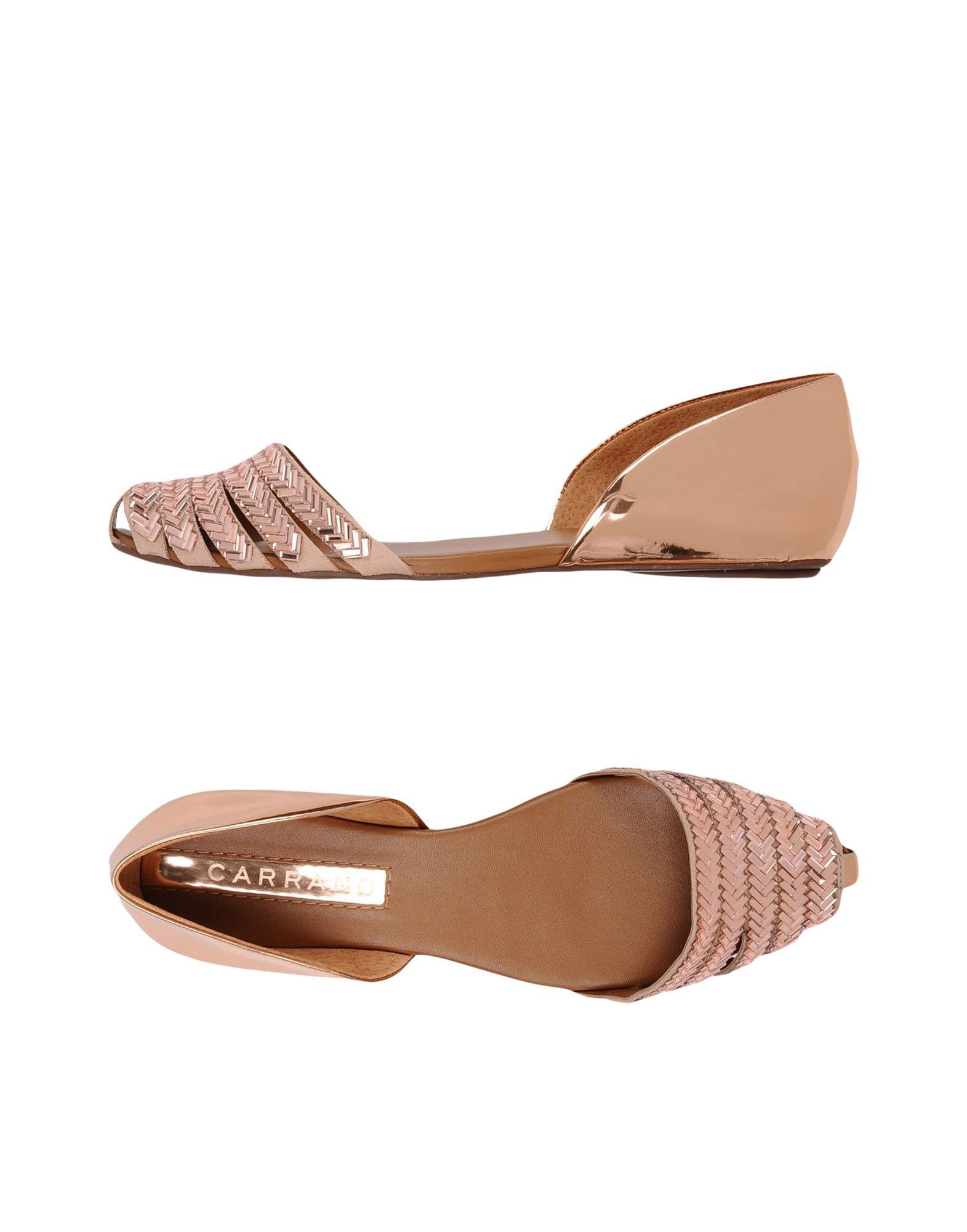 Carrano Ballet Flats In Copper ModeSens