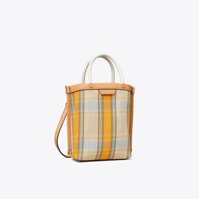 Tory Burch Mini Perry Mesh Tote In Ciel