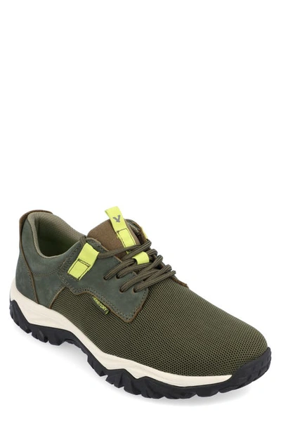 Territory Boots Trekker Casual Knit Sneaker In Green