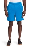 The North Face Nse Box Logo Shorts In Blue
