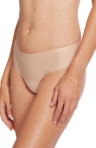 Wolford Skin Thong In Clay