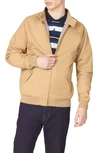 Ben Sherman Signature Harrington Cotton Jacket In Sand