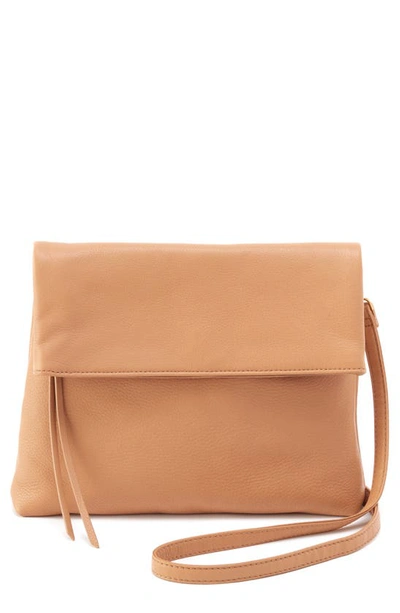 Hobo Draft Leather Crossbody Bag In Sandstorm