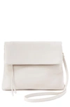 Hobo Draft Leather Crossbody Bag In White