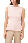 Halogen Sleeveless Peplum Sweater In Pink Dogwood