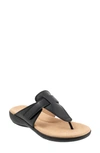 Trotters Robin Flip Flop In Black