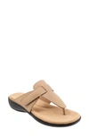 Trotters Robin Flip Flop In Beige