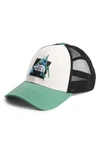 The North Face Mudder Trucker Hat In Heritage Graphic,deep Grass Green,garden