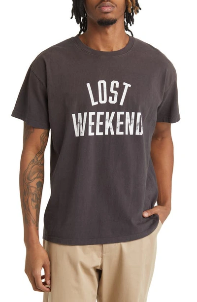 One Of These Days Weekend Graphic Tee In Black