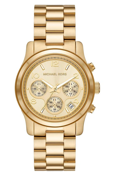 Michael Michael Kors Runway Bracelet Watch, 38mm In Gold
