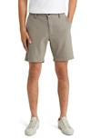 7 For All Mankind Men's Tech Series Stretch Nylon Shorts In Light Grey